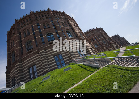 Gasometer, Wien, Österreich Stockfoto