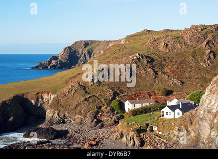 Das Café Kynance Cove in Cornwall, Großbritannien Stockfoto