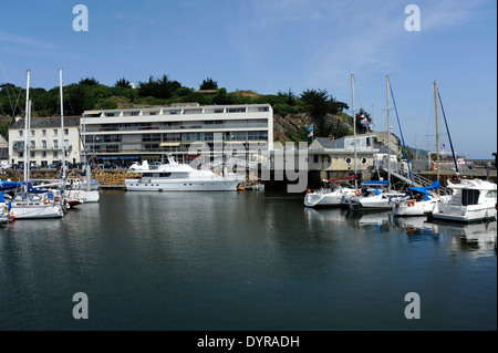 Binic Hafen in der Nähe von Saint-Brieuc, Côtes-d ' Armor, Bretagne, Bretagne, Frankreich Stockfoto