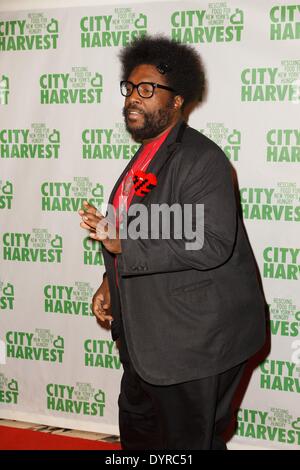 New York, NY, USA. 24. April 2014. Questlove im Ankunftsbereich für Stadt-Ernte 20. jährlichen ein Abend der Practical Magic, Cipriani 42nd Street, New York, NY 24. April 2014. Bildnachweis: Jason Smith/Everett Collection/Alamy Live-Nachrichten Stockfoto