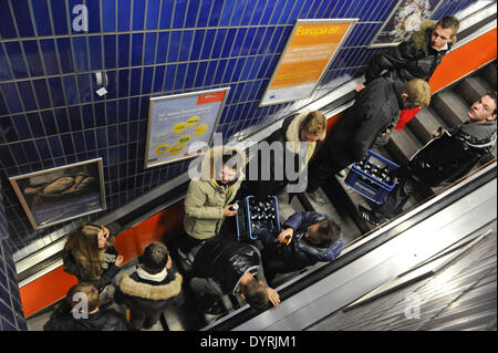 "MVV Abschied trinken" in München, 2011 Stockfoto