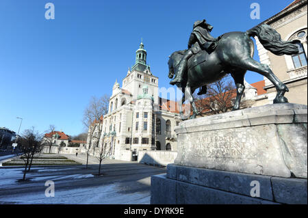 Das Bayerische Nationalmuseum in München, 2012 Stockfoto