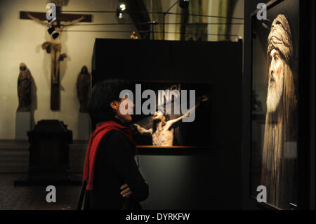 Die Foto-Ausstellung "Passion" im Bayerischen Nationalmuseum in München, 2012 Stockfoto