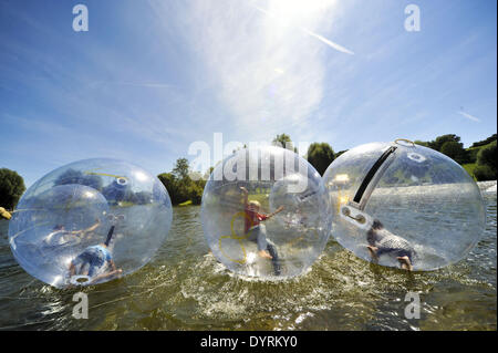 Sommerfest im Olympipark in München, 2012 Stockfoto