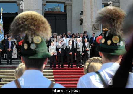 Feierlichkeiten zum Tag der deutschen Einheit in München 2012 Stockfoto