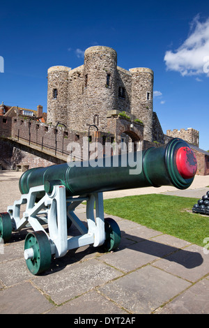 Ein Hochformat von Roggen Ypern Burgturm mit Canon Stockfoto