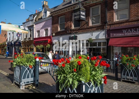 Kirchgasse, Twickenham, London, UK Stockfoto