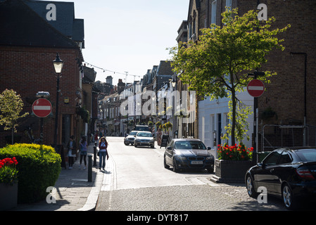 Kirchgasse, Twickenham, London, UK Stockfoto