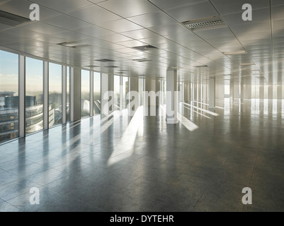 Innere der Büroflächen an 3 Piccadilly Place, Manchester, Greater Manchester. Stockfoto