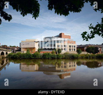 Exterieur des Theatre Severn, Shrewsbury, Shropshire. Stockfoto