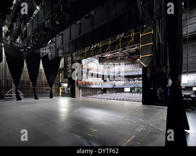 Innere des Theatre Severn, Shrewsbury, Shropshire. Stockfoto