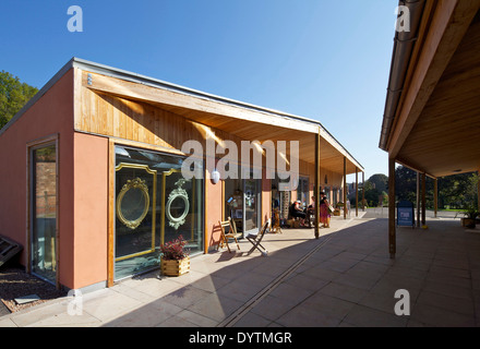 Geschäfte am CFSW das Projekt Cockington Torbay Devon. Sanierung von Cockington Court Stockfoto