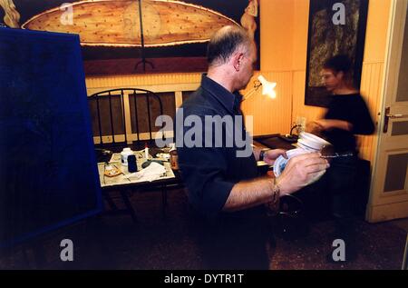 Kunst-Atelier in Catania Stockfoto