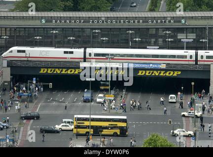 Der Bahnhof Zoo-Bahnhof Stockfoto