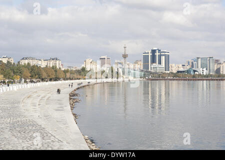 Baku Boulevard 2011 Stockfoto