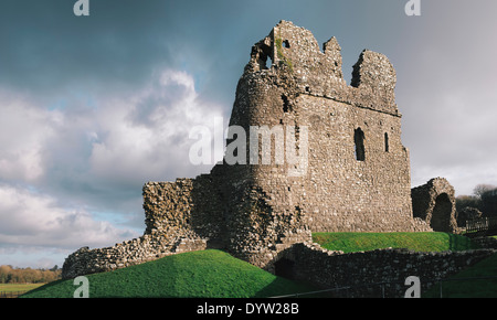 OGMORE BURG, VALE VON GLAMORGAN CARDIFF WALES Stockfoto