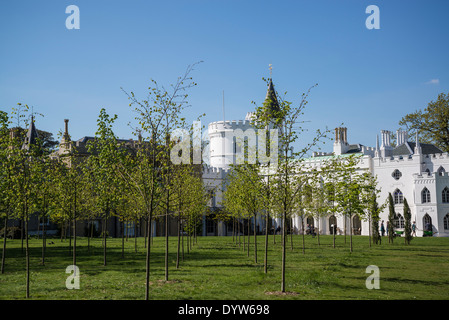 Strawberry Hill House und der Kalk Hain, Twickenham, London, UK Stockfoto