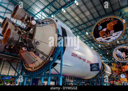 Apollo/Saturn 5 Zentrum, Kennedy Space Center, Florida, USA Stockfoto