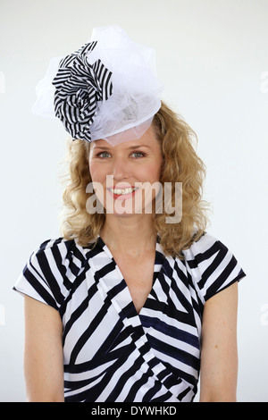 Hoppe Garten, Deutschland, Franziska Reichenbach, TV-Moderatorin Stockfoto