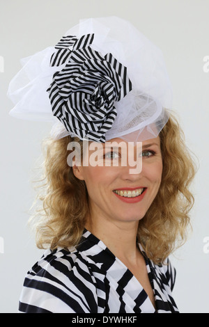 Hoppe Garten, Deutschland, Franziska Reichenbach, TV-Moderatorin Stockfoto