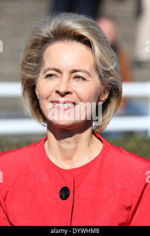 Hannover, Deutschland, Ursula von der Leyen, Bundesministerin für Arbeit Stockfoto