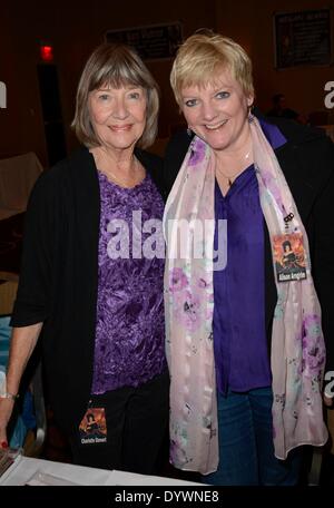 Parsippany, NJ, USA. 25. April 2014. Charlotte Stewart, Alison Arngrim in Anwesenheit für Chiller Theatre Spielzeug, Modell und Film Expo, Sheraton Hotel, Parsippany, NJ 25. April 2014. Bildnachweis: Derek Sturm/Everett Collection/Alamy Live-Nachrichten Stockfoto