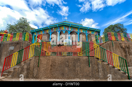 Entoto Maryam Kirche in Addis Ababa, Äthiopien Stockfoto