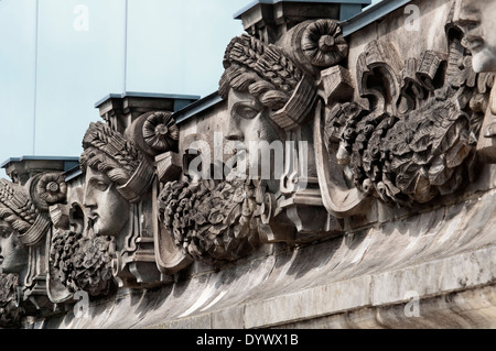 Deutschland, Berlin, Bundestag, deutsche Parlamentsgebäude, Reichstag Stockfoto