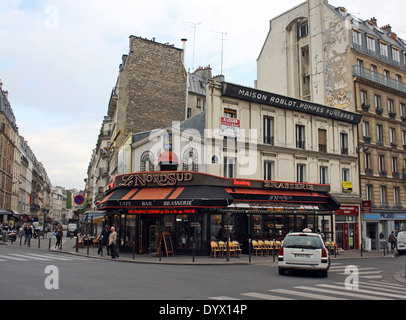 Paris, Frankreich, Brasserie Le Nord Sud Stockfoto