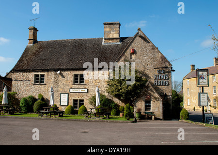 Das Kings Arms Pub, Mickleton, Gloucestershire, England, UK Stockfoto