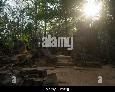 Prasat Thom das wichtigste Denkmal von Koh Ker 127 NE von Siem Reap, Kambodscha Stockfoto