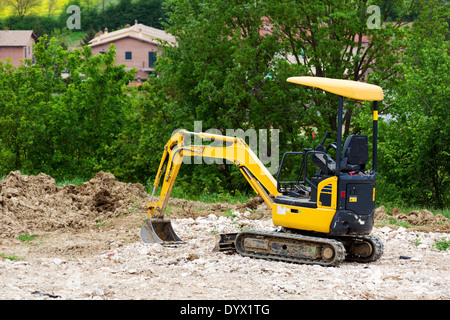 Name auf einer Baustelle Stockfoto