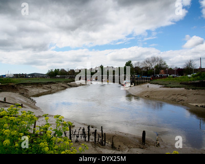 Ein Blick auf Roggen Hafen in Sussex Stockfoto