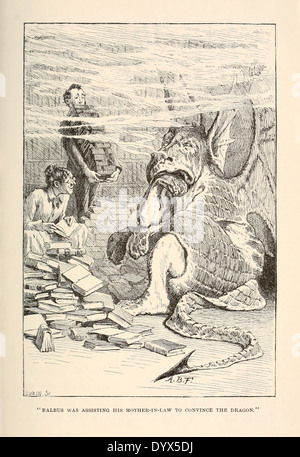 Arthur Burdett Frost (1851-1928) Illustration aus "A Tangled Tale" von Lewis Carroll veröffentlichte 1885. Knoten 2 förderfähigen Wohnungen Stockfoto