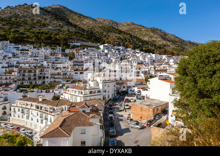 Die alte Stadt Mijas in Costa Del Sol, Provinz Malaga, Andalusien, Spanien. Stockfoto
