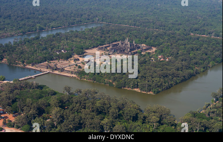 Luftbilder von Angkor - Siem Reap, Kambodscha Stockfoto