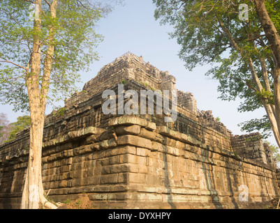 Prasat Thom das wichtigste Denkmal von Koh Ker 127 NE von Siem Reap, Kambodscha Stockfoto