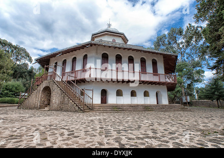 St. Raquel und Elias Kirche Museum in Addis Ababa, Äthiopien Stockfoto