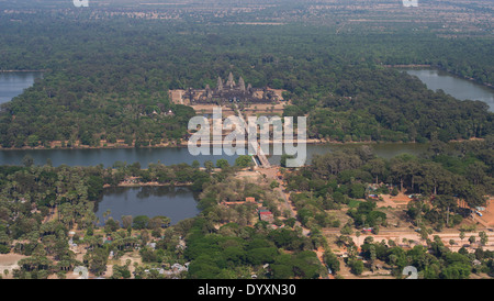 Luftbilder von Angkor - Siem Reap, Kambodscha Stockfoto