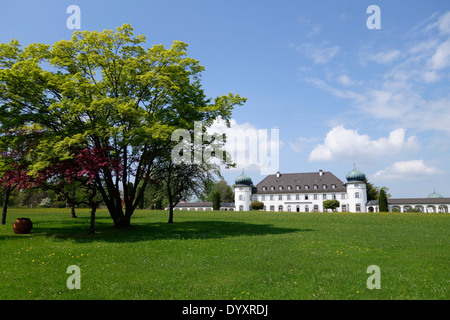 Schloss und Park Hoehenried in der Nähe von Bernried am Starnberger See, Bayern, Upper Bavaria, Germany Stockfoto