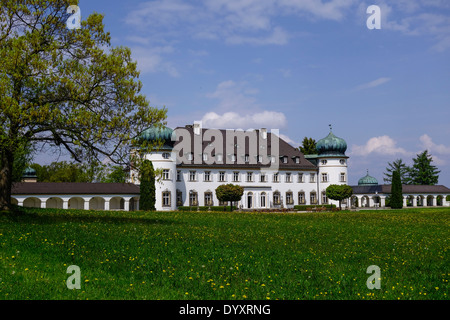 Schloss und Park Hoehenried in der Nähe von Bernried am Starnberger See, Bayern, Upper Bavaria, Germany Stockfoto