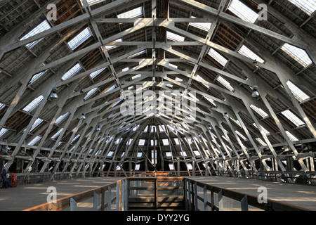 3 Slip wurde Europas größte Breite Span Holzkonstruktion gebaut im Jahre 1838 (The Big Space) in The Historic Dockyard, Chatham, Kent UK Stockfoto