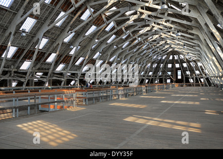 3 Slip wurde Europas größte Breite Span Holzkonstruktion gebaut im Jahre 1838 (The Big Space) in The Historic Dockyard, Chatham, Kent UK Stockfoto