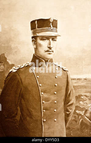 WW1 Abbildung von 1914 der Krieg Künstler Charles Mills Sheldon (1866 – 1928) mit dem Titel "Albert i., König der Belgier. Stockfoto
