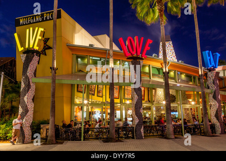 Wolfgang Puck Grand Café, Downtown Disney, Orlando, Florida, USA Stockfoto