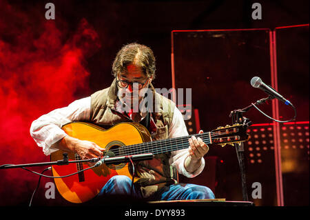 Turin, Italien. 27. April 2014. Torino Jazz Festival 27. April 2014 - Al Di Meola Playng Beatles und vieles mehr - Al Di Meola Credit: wirklich einfach Star/Alamy Live-Nachrichten Stockfoto