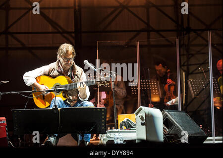 Turin, Italien. 27. April 2014. Torino Jazz Festival 27. April 2014 - Al Di Meola Playng Beatles und vieles mehr - Al Di Meola Credit: wirklich einfach Star/Alamy Live-Nachrichten Stockfoto