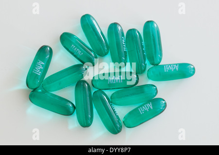 Advil Liqui-Gel-Kapseln. Stockfoto