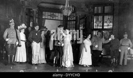 Spielen Sie "Gay-Husaren" von Emmerich Kalman im Berliner Theater, 1909 Stockfoto
