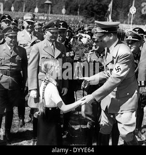 Adolf Hitler Besuche Reich Veterans Day, 1939 Stockfoto